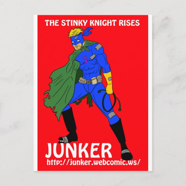 Postal Comedia web de Junker (Anverso)