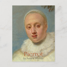Postal Comediantes italianos de Watteau pierrot CC0719 Po