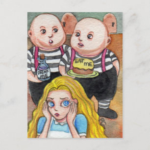 Postal Cómeme y beberme