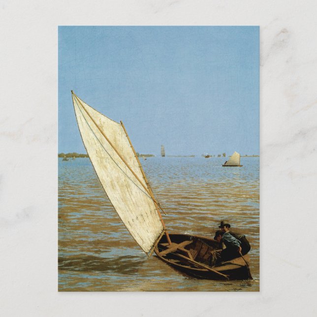 Postal Comenzando después de la lluvia (Anverso)