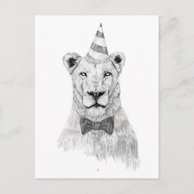 Postal Comenzar con el fiesta (Anverso)