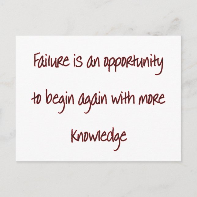 Postal Comenzar de nuevo (Anverso)