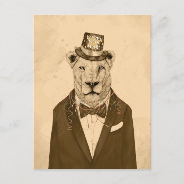 Postal Comenzar este fiesta (Anverso)