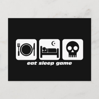 Postal Comer juego de sueño