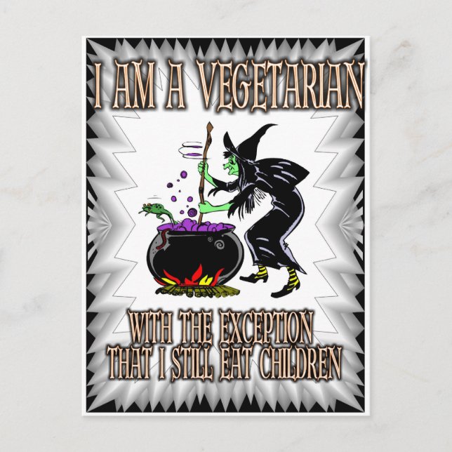 Postal comer niños (Anverso)