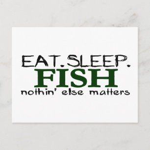 Postal Comer pescado de sueño