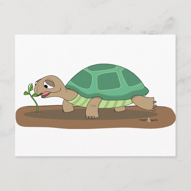 Postal Comer tortoise (Anverso)