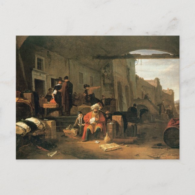 Postal Comerciantes de Holanda y Oriente Medio (Anverso)