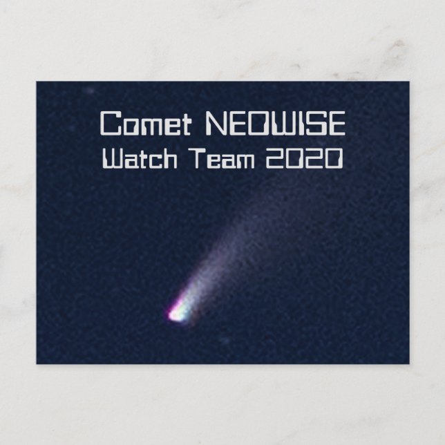 Postal Comet NEOWISE Watch Team 2020 (Anverso)