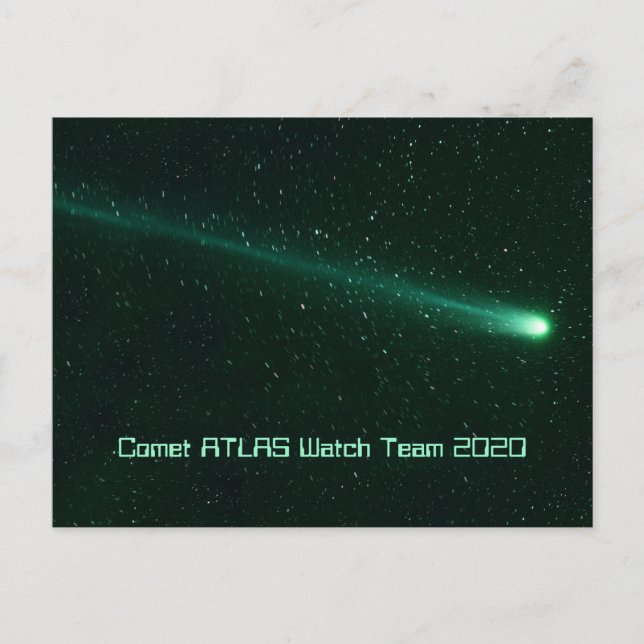 Postal Cometa ATLAS 2020 (Anverso)