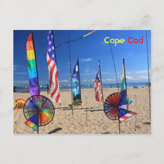 Postal Cometas en la playa, Cape Cod