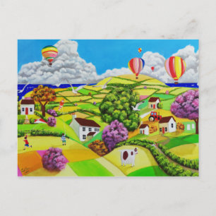 Postal Cometas voladoras