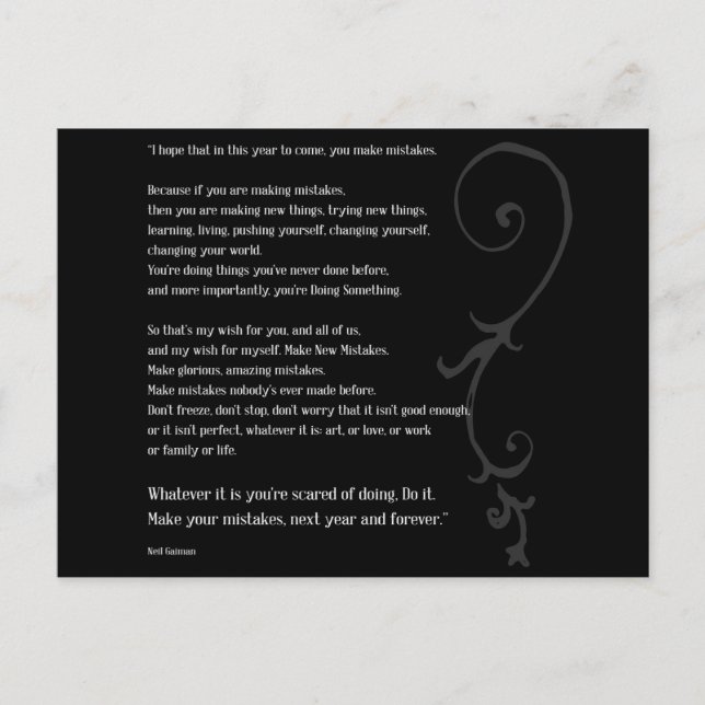 Postal Cometer errores (Anverso)