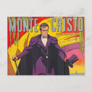 Postal Cómic del conde del Monty Cristo