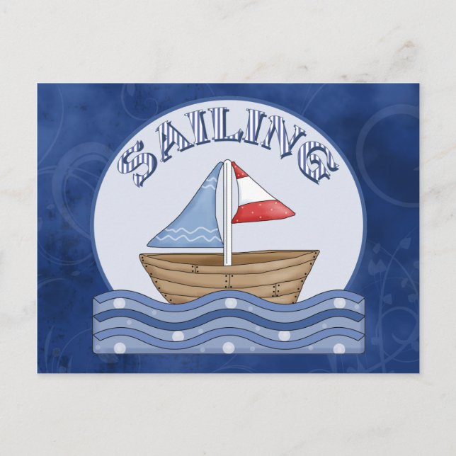 Postal Cómic Sailing Bote (Anverso)