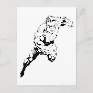 Postal Comic Style - Swift Jump, Black and White