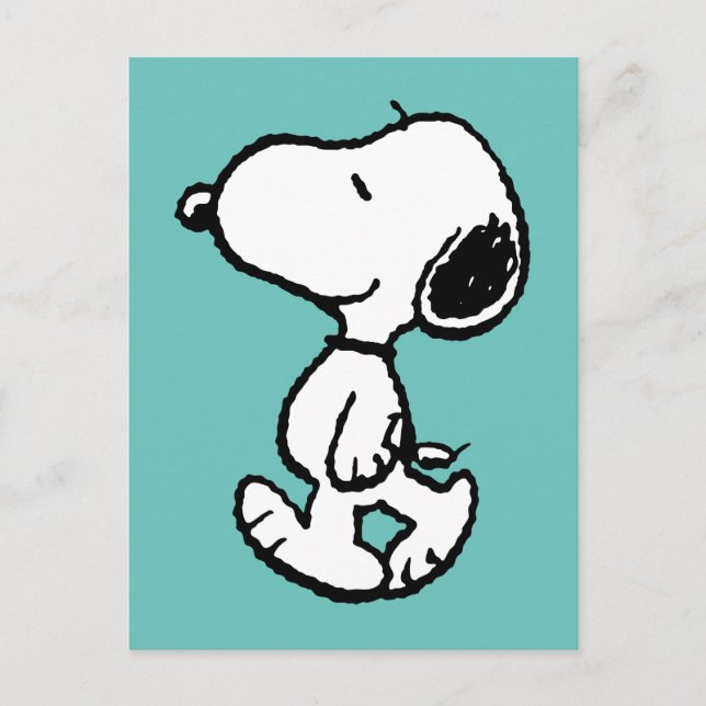 Postal Cómics Clásicos de Snoopy (Anverso)