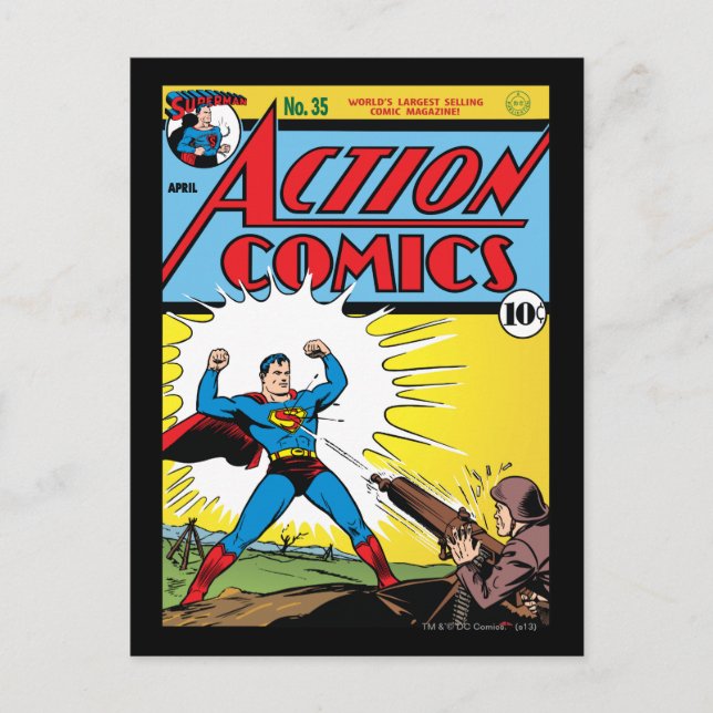 Postal Comics de acción #35 (Anverso)