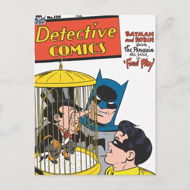 Postal Comics de detectives #120 (Anverso)