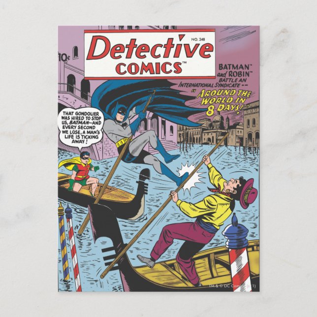 Postal Comics de detectives #248 (Anverso)