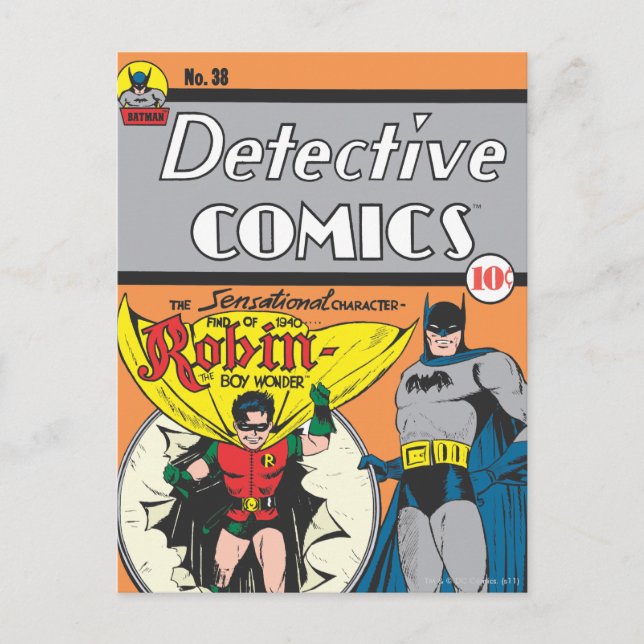 Postal Comics de detectives #38 (Anverso)