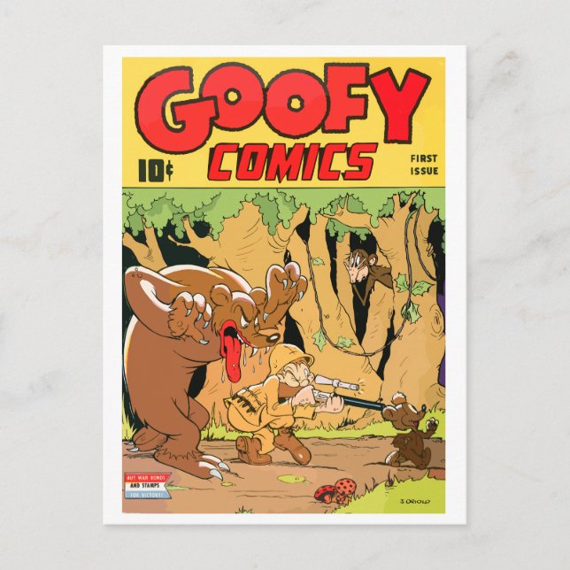 Postal Comics Goofy, #1 (Anverso)