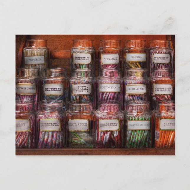 Postal Comida - Candy - Penny Candy (Anverso)