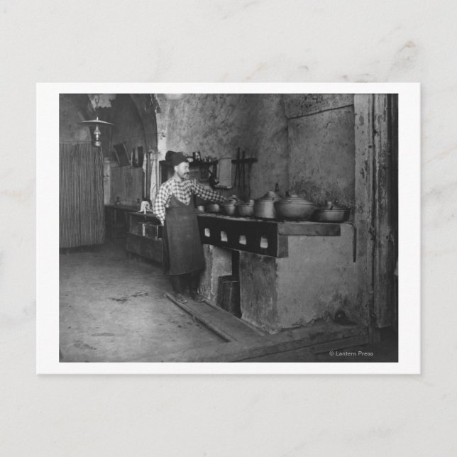 Postal Comida cocinada en un restaurante turco. Fotografí (Anverso)