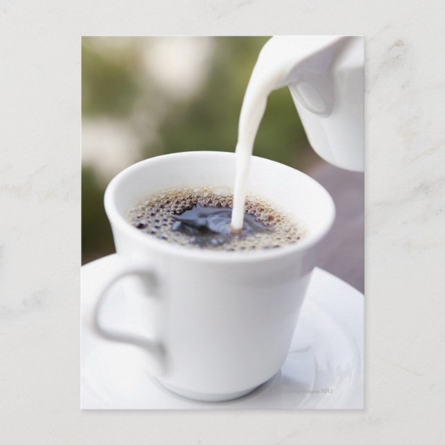 Postal Comida, Comida Y Bebida, Café, Crema, Crema, (Anverso)