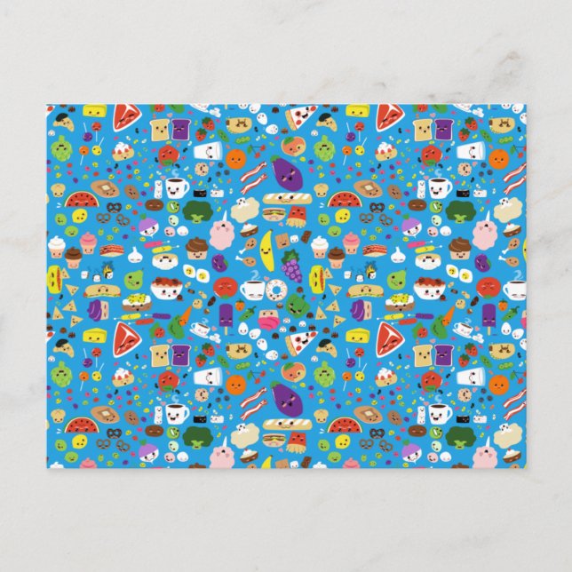 Postal Comida feliz (Anverso)