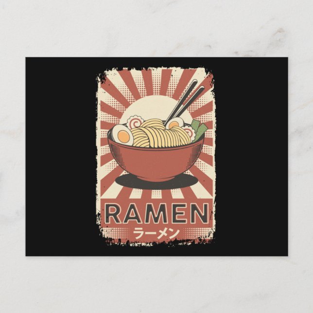 Postal Comida japonesa perfecta para Ramen | Ramen Lover (Anverso)
