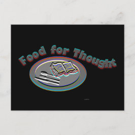 Postal Comida Para Pensar - Postcard