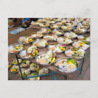 Postal Comida para un festival hindú