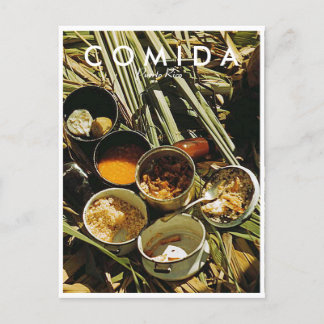 Postal Comida puertorriqueña, historia, Puerto Rico