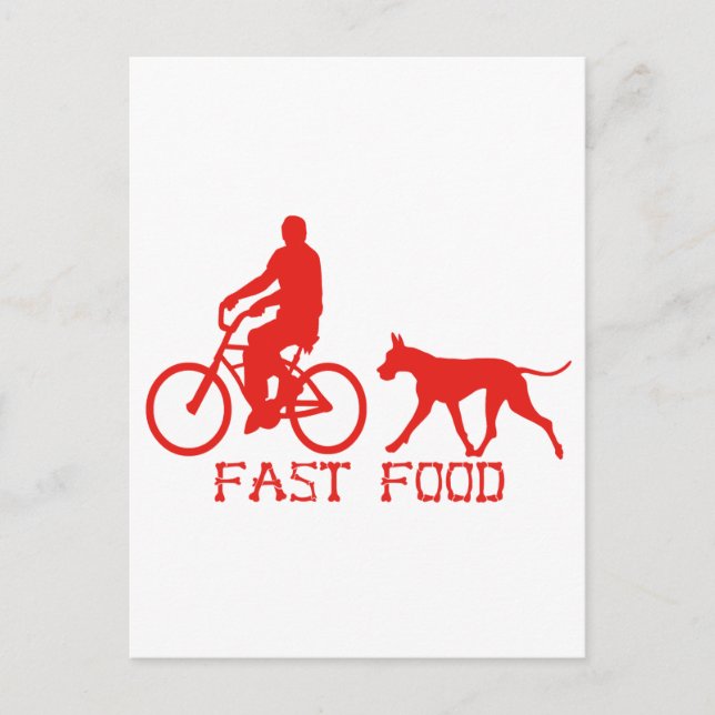 Postal Comida Rápida (Anverso)