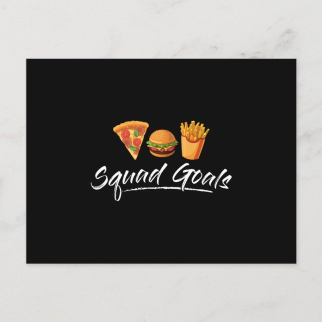 Postal Comida rápida hamburguesa Queso Alimento Gracioso  (Anverso)