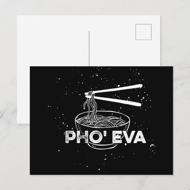 Postal Comida vietnamita Pho Lover (Anverso / Reverso)