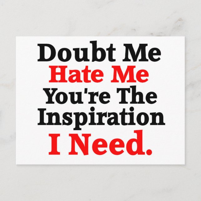 Postal comillas inspiradoras / de motivación (Anverso)
