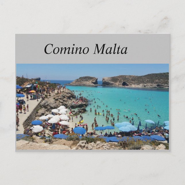Postal ComIno Malta (Anverso)