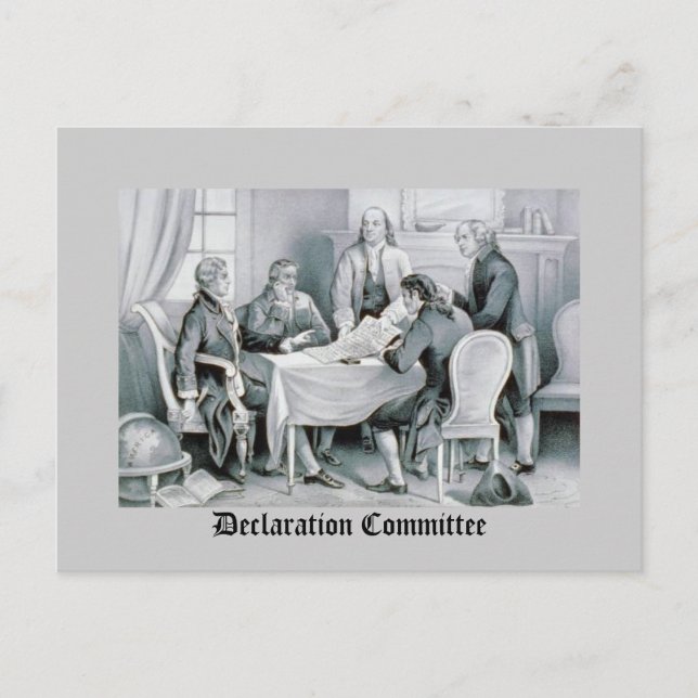 Postal Comité de Declaración (Anverso)