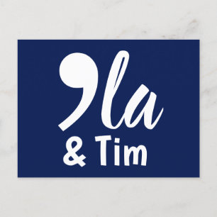 Postal Comma Kamala y Tim 2024