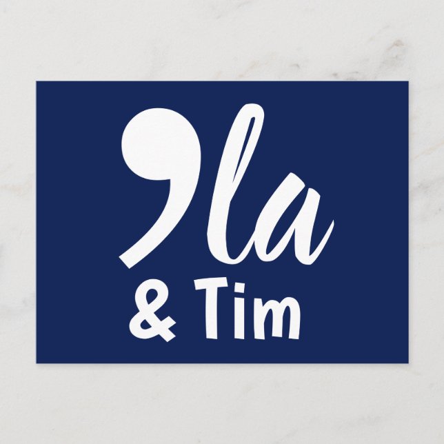 Postal Comma Kamala y Tim 2024 (Anverso)