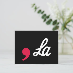 Postal Comma La Funny Puntuación Kamala Harris