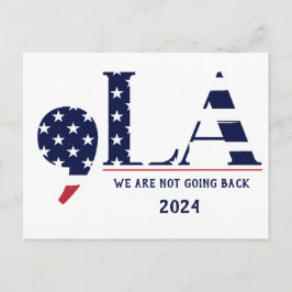 Postal Comma La Harris por la presidencia 2024