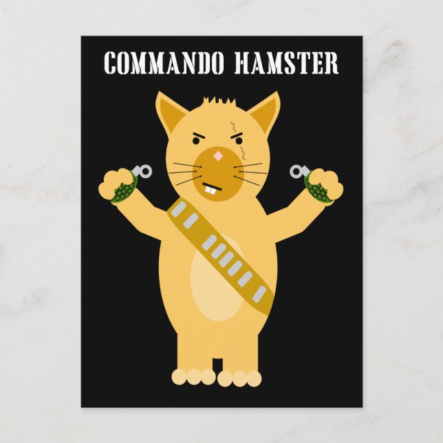 Postal Commando Hamster (Anverso)