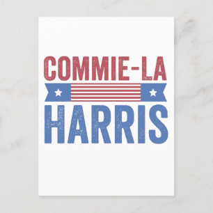 Postal Commie-La Harris 2024 Funny Anti Kamala Harris