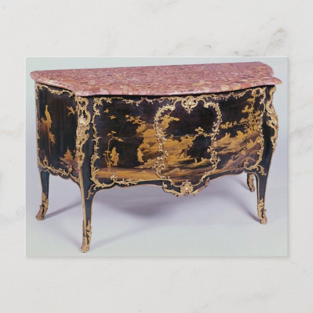 Postal Commode, francés, mediados del siglo XVIII (Anverso)