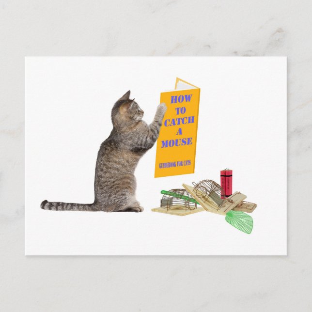 Postal Cómo atrapar un ratón (Anverso)