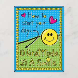 Postal Cómo Comenzar Su Día_
