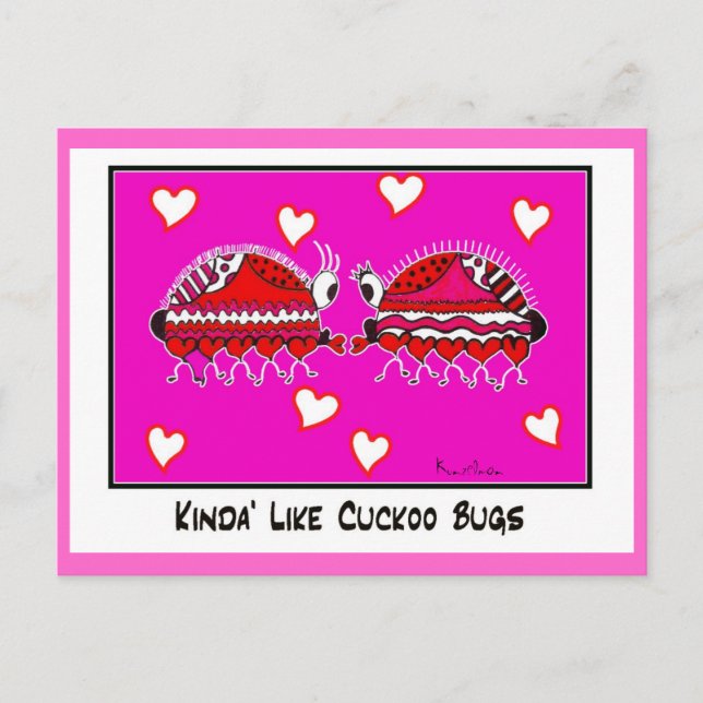 Postal COMO CUCKOO BUGs (Anverso)